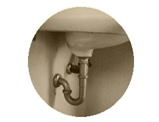手洗い器の排水トラップ